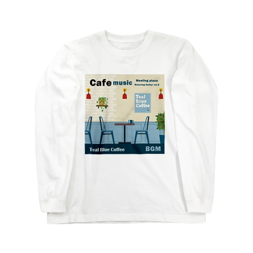 Cafe music - Meeting place - Long Sleeve T-Shirt
