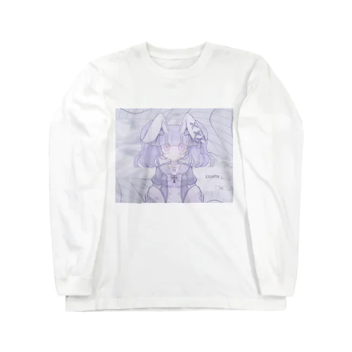 電子のうさぎ。（鈴子らん） Long Sleeve T-Shirt