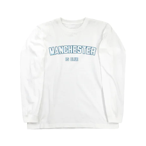 MANCHESTER IS BLUE Long Sleeve T-Shirt