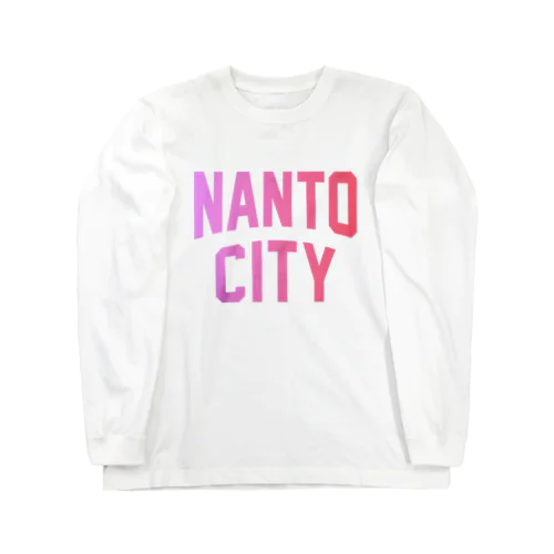 南砺市 NANTO CITY ロングスリーブTシャツ