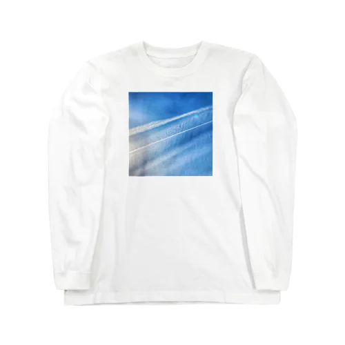 飛行機雲 ロングスリーブTシャツ