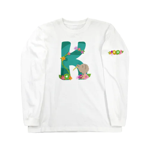 KはKiwiのK Long Sleeve T-Shirt