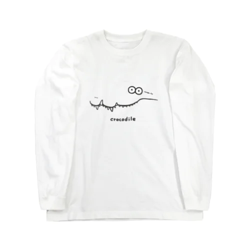 ワニのかお【crocodile】 Long Sleeve T-Shirt