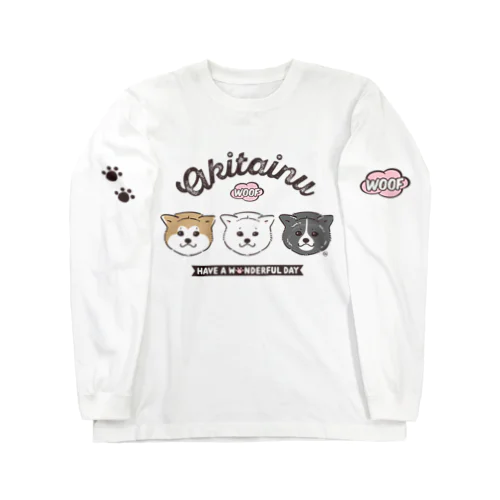 秋田犬ブラザーズ Long Sleeve T-Shirt