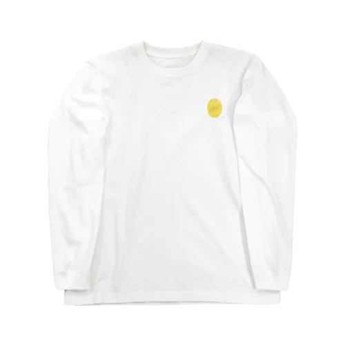 天使の羽根（イエロー） 롱 슬리브 티셔츠