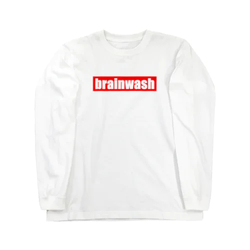 brainwash（シンプルデザイン） ロングスリーブTシャツ