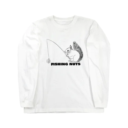 Fishing nuts リス Long Sleeve T-Shirt