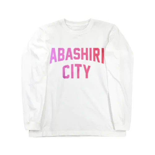 網走市 ABASHIRI CITY Long Sleeve T-Shirt