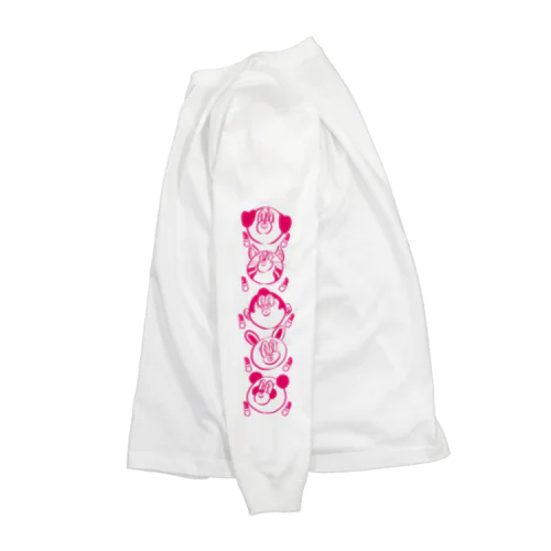 CHU ZOOO -PINK- Long Sleeve T-Shirt