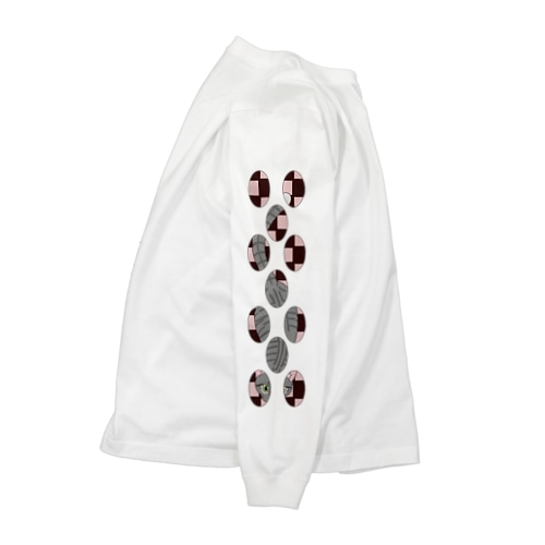 隙間ネコ Long Sleeve T-Shirt