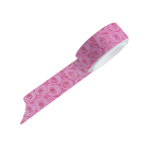 淡いピンク💕華麗なる薔薇🌹✨️ Masking Tape