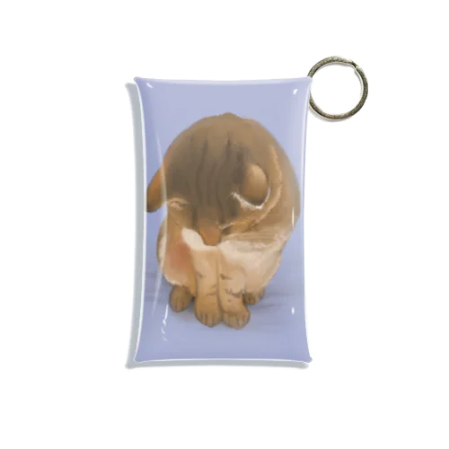 叱られる猫 Mini Clear Multipurpose Case