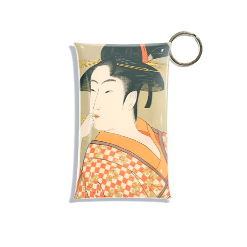 Ukiyoe　Utamaro Mini Clear Multipurpose Case