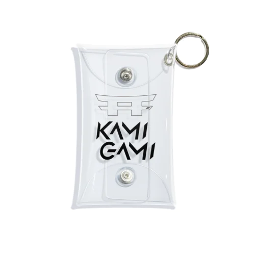 『KAMI-GAMI』logo ブラック ミニクリアマルチケース