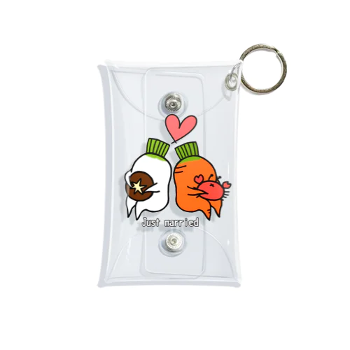 Just married Mini Clear Multipurpose Case