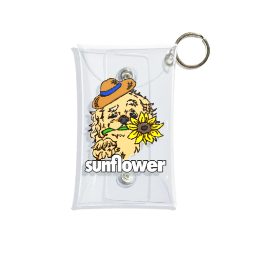 sunflower Borusitiくん Mini Clear Multipurpose Case