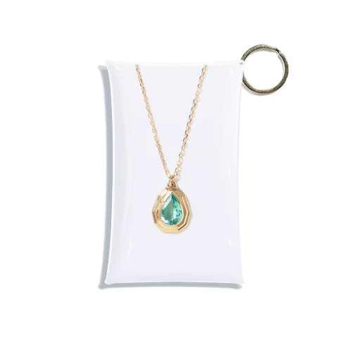 Emerald Necklace Mini Clear Multipurpose Case