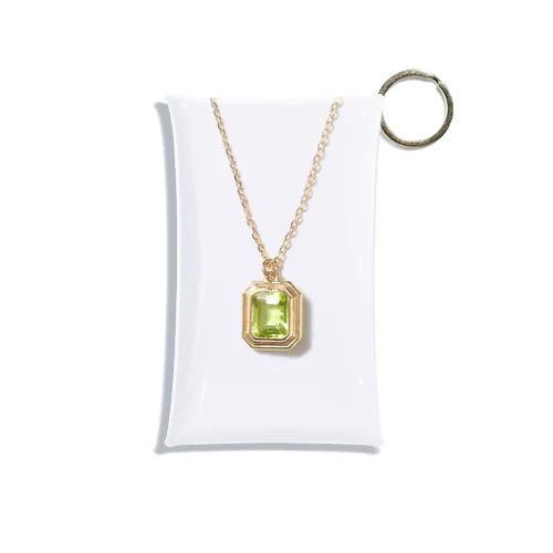 Peridot Necklace Mini Clear Multipurpose Case