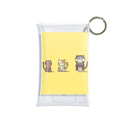 yaccosan 猫の日 Mini Clear Multipurpose Case