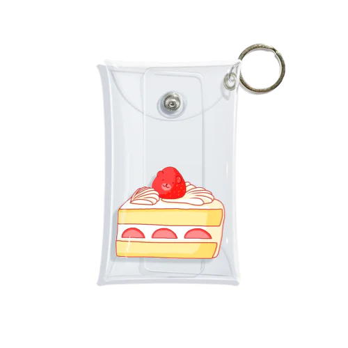 ショートケーキのほほえみくまさん Mini Clear Multipurpose Case