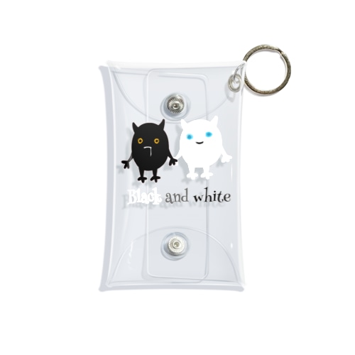 しろくろモンスターちゃん Mini Clear Multipurpose Case