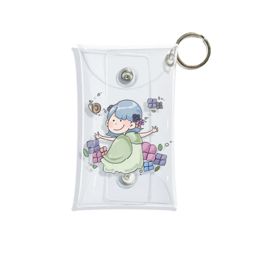 紫陽花の子 Mini Clear Multipurpose Case