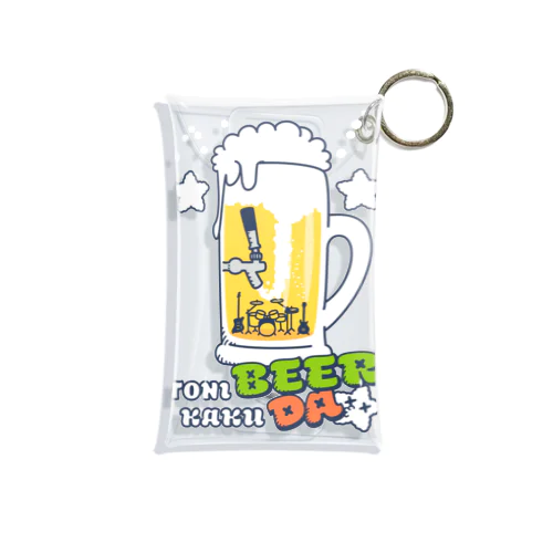 両面プリント トニカクBEER!DA  Mini Clear Multipurpose Case