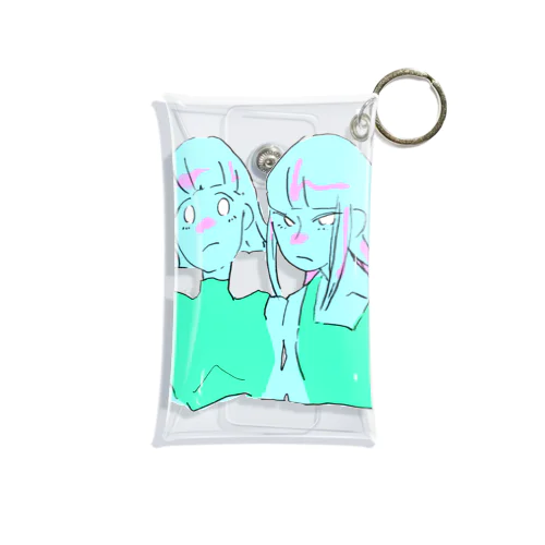 涼しい女の子 Mini Clear Multipurpose Case