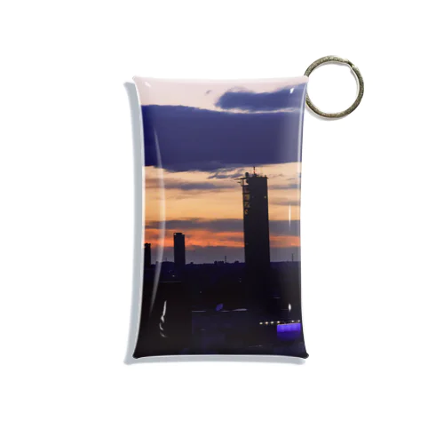 札幌の夕日 Mini Clear Multipurpose Case