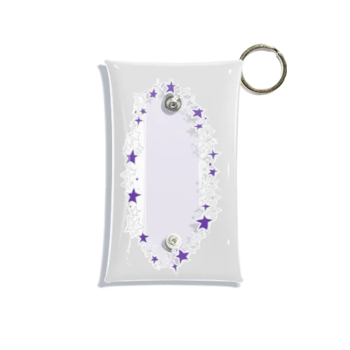 わが星　紫 Mini Clear Multipurpose Case