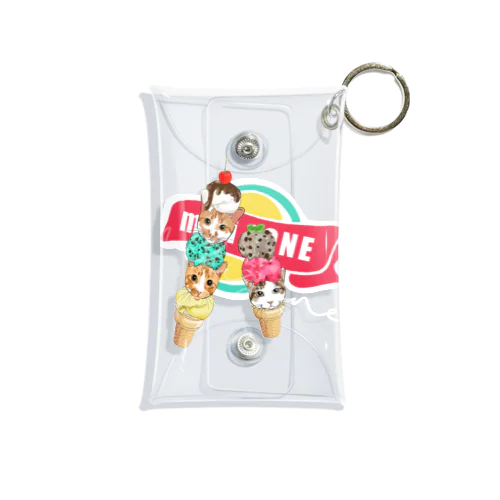 rui & ram & ta-chan ice Mini Clear Multipurpose Case