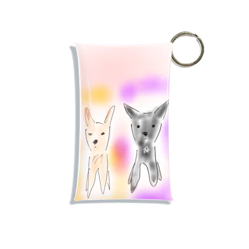 姉妹犬 Mini Clear Multipurpose Case