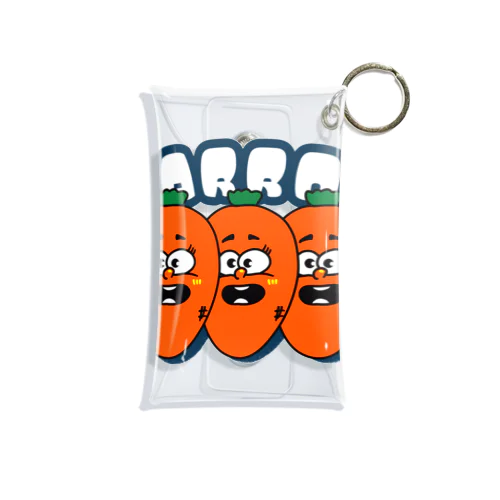 foodキャラグッズ『carrot』 Mini Clear Multipurpose Case