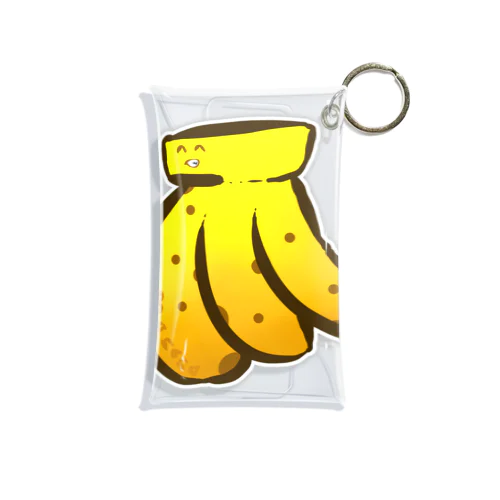 Banana バナナイラストシリーズ Mini Clear Multipurpose Case