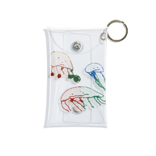 3匹のクラゲ Mini Clear Multipurpose Case