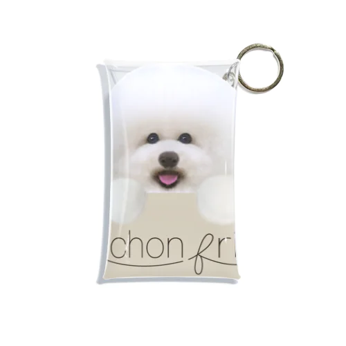 ビションフリーゼ　bichon frise  Mini Clear Multipurpose Case