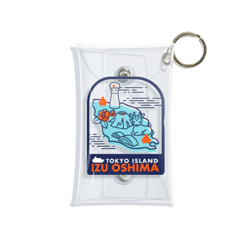 IZU OSHIMA map Mini Clear Multipurpose Case