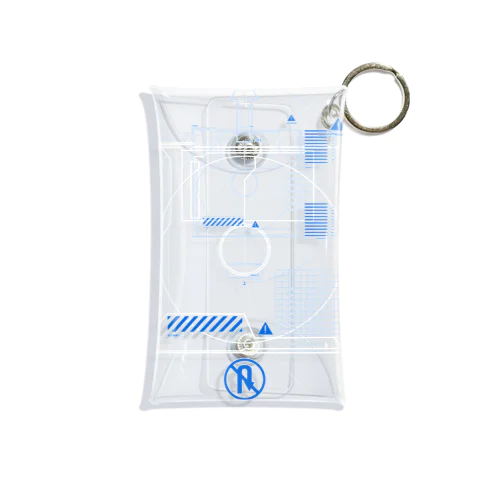 BLUE ROUTE2 Mini Clear Multipurpose Case