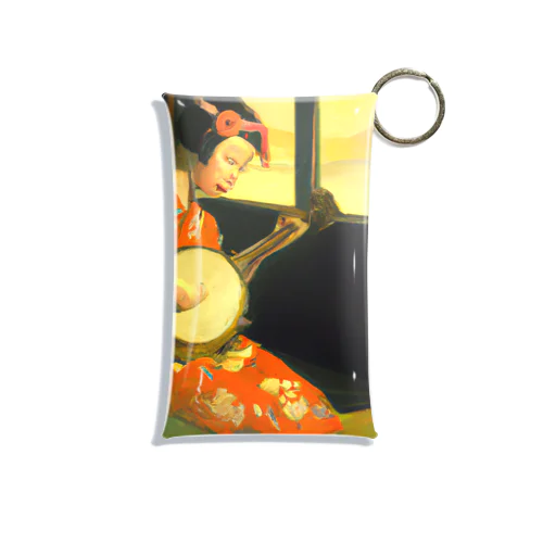 banjo girl Mini Clear Multipurpose Case