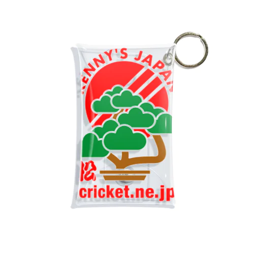 Kenny's Japan Cricket 盆栽_01 미니 투명 동전 지갑