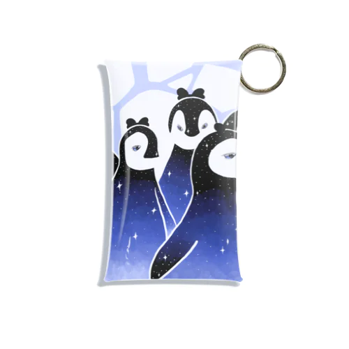 Night Penguin Mini Clear Multipurpose Case