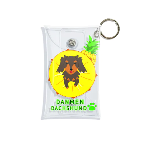 DANMEN DACHSHUNDパイナップル Mini Clear Multipurpose Case