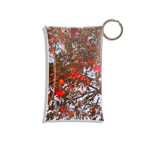 201910181619002　桜の紅葉 Mini Clear Multipurpose Case