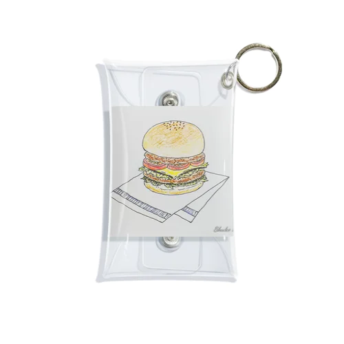 ハンバーガー Mini Clear Multipurpose Case