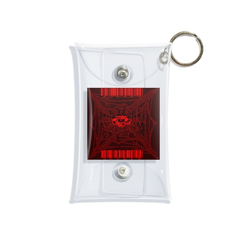 8-EYES SPIDER RED Mini Clear Multipurpose Case