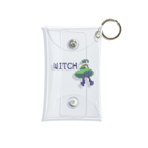 【ドット絵】WITCH ウィッチ Mini Clear Multipurpose Case