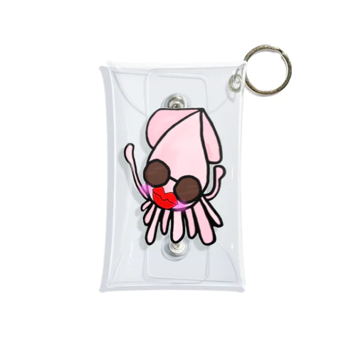 happy ika -kun★ Mini Clear Multipurpose Case