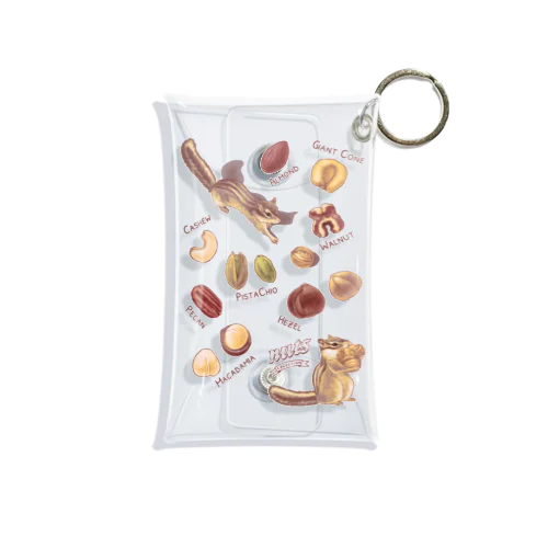 NUTS collection ナッツコレクション Mini Clear Multipurpose Case