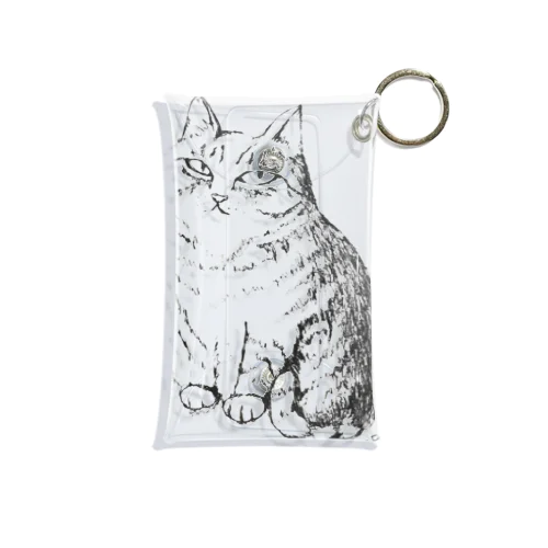 猫のウサコちゃん Mini Clear Multipurpose Case