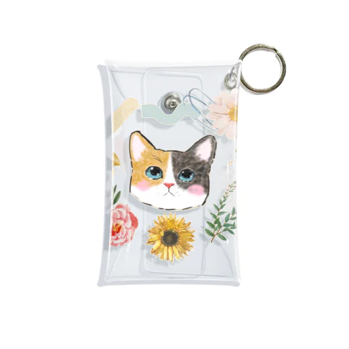 恋する乙女猫 Mini Clear Multipurpose Case